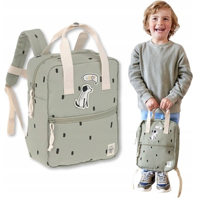 Lässig Mini Square Happy Print light olive