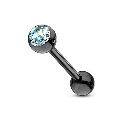 Šperky4U piercing do jazyka černý PJ01136-Q