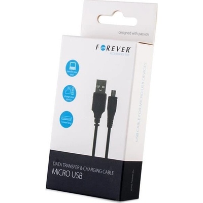 Forever DATAMICROTFO02 microUSB, černý