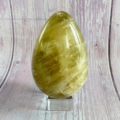 Nefertitis Citrín lemon vajíčko 23 NF60699 - cca 9 x 5,8 cm, 406 g