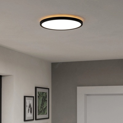 EGLO 901438-LED баня таванно осветление ROVITO 13, 9W/230V Ø30cm IP44 черно (EG901438)