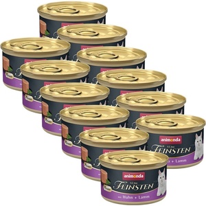 Animonda Vom Feinsten Cat Adult - пиле и агне 12 x 85 г