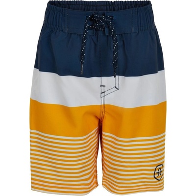 Color Kids Chlapecké plavky-Swim shorts stripes UPF 30+ Saffron modrá