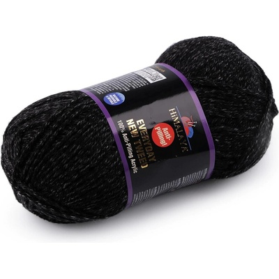 Příze pletací Everyday New Tweed 100 g Varianta: 11 (75112) černá, Balení: 1 ks 52366/130013/253367