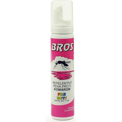 Bros repelentná pena proti komárom pre deti 90 ml