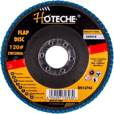 Hoteche Lamelový brusný kotouč 115 mm P120 HT550410