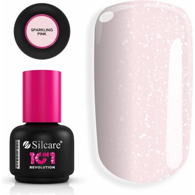 Silcare 10in1 Revolution Hybrid Gel Sparkling Pink 15 g