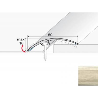 Effector A65 Vyrovnávací profil Dub bielený 2,7 m