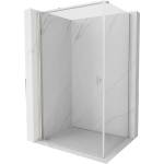 Mexen Mist-B отваряема душ кабина 85 x 80 cm, прозрачна, матиран никел (8A2T-085-080-97-00)