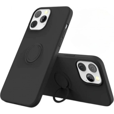 Mobi-Fon Силиконов кейс bSmart Finger Grip, За iPhone 16 Pro (6.3), Черен (IPH-16PRO-001)
