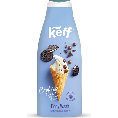 Keff umývací gél Krémové sušienky (Cookies Cream Body Wash) 500 ml