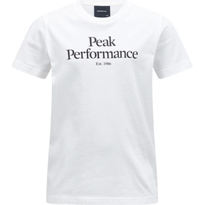 Peak Performance Детска тениска Peak Performance Kid's Junior Original Tee T-shirt - Off White / Black - размер 140 (704-6382-0412)