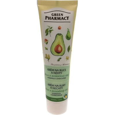 Green Pharmacy krém na ruky a nechty aloe a avokádový olej 100 ml