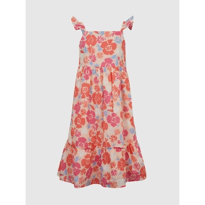 GAP Детска рокля миди с цветя GAP GAP | Cherven | Момичешки | 140/146