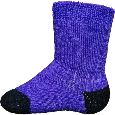 Surtex dětské merino ponožky volný lem Šedá