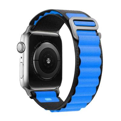 iMore Řemínek Alpský tah pro Apple Watch Ultra 1/2 (49mm) - Černý / Modrý