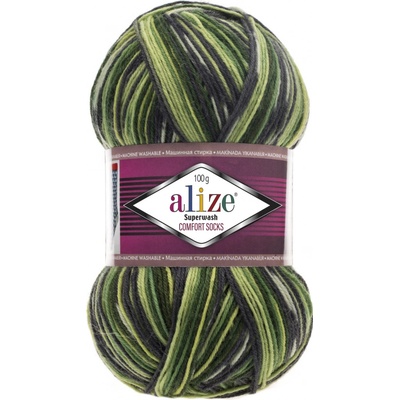 Alize Příze Superwash Comfort - 2696 zelená