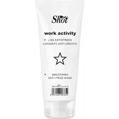 Shot Work Activity Liss Antistress Smoothing Anti-Frizz Mask - uhladzujúci krém aj ako leave in aj ako maska, 200 ml