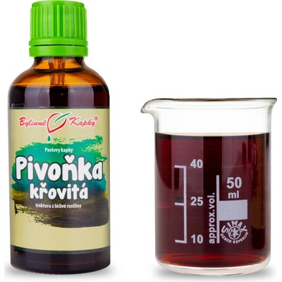 Bylinné kapky Pivonka krovitá TCM bylinné kvapky tinktúra 50 ml
