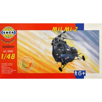 Směr Model helikoptéra VRTULNÍK Mi 2 stavebnice vrtulníku 1:48