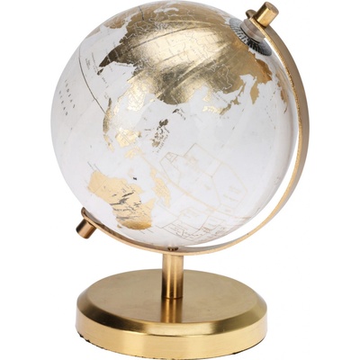 Home Styling Collection Dekorativní globus CON Ø 13 cm bílý