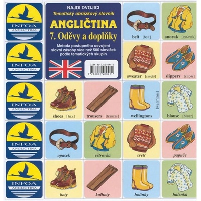 Najdi dvojici - Angličtina - 7. Oděvy a doplňky - kolektiv autorů