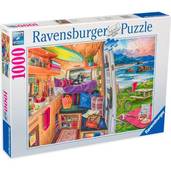 Ravensburger Пъзел Ravensburger от 1000 части - Къмпинг гледка (16457)