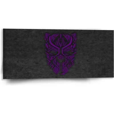 Sablio Obraz BLACK PANTHER wakanda forever Fialový - 110x50 cm
