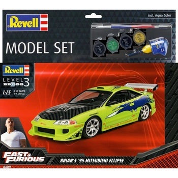 Revell Fast & Furious Brians 1995 Mitsubishi Eclipse ModelSet 67691 1:25