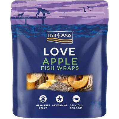 Fish4Dogs Love Apple Fish Wraps 90 g