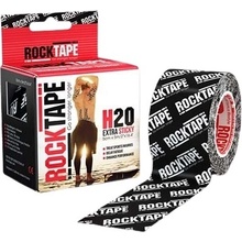 RockTape H2O Kineziologický tejp čierny so značkou 5cm x 5m