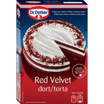 Dr. Oetker Red Velvet torta 385g