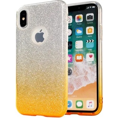 Huawei Силиконов калъф кейс за Huawei P8 Lite с брокат златен