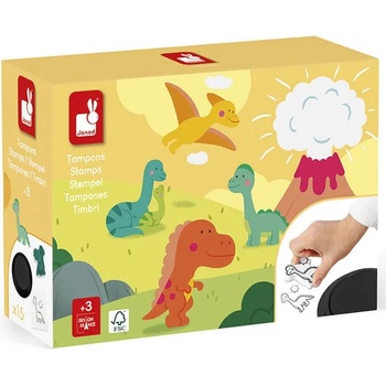 Janod Комплект печати Janod - Динозаври (J07721)