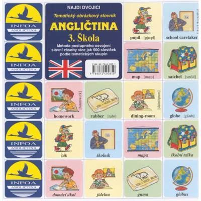 Najdi dvojici Angličtina 3. Škola