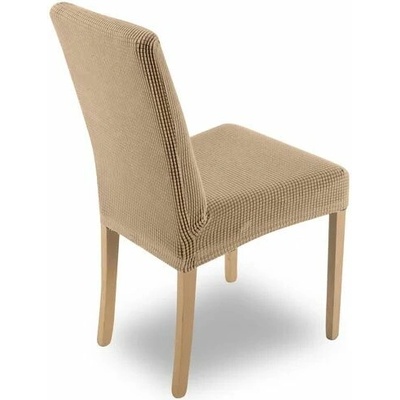 Eurofirany Poťah na stoličku 35x33 cm, výška operadla 55 cm, bežový bežová Polyester UNI