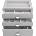 Stackers Ковчеже за бижута Stackers с 3 чекмеджета cлassic каменносиво (75888)