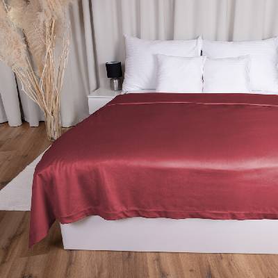 Biante Zamatový prehoz na posteľ Velvet Prémium SVP-050 Vínovo červený 200x220 cm