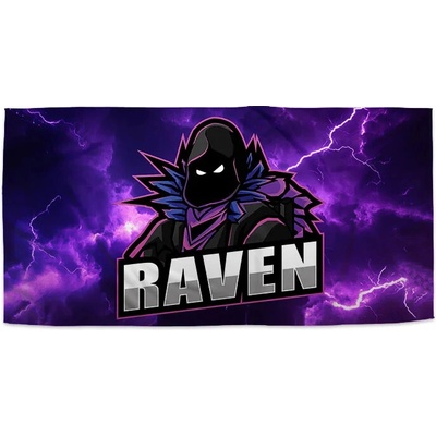 Sablio Uterák FORTNITE RAVEN Fialová búrka 50 x 100 cm