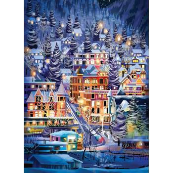 Cobble Hill - Puzzle Ski Town - 500 piese