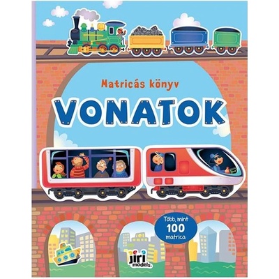 Jiri Models Samolepková knížka Vlaky