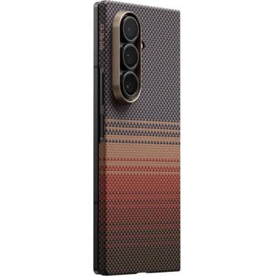 PITAKA Magsafe Калъф за Samsung Z Fold 7, Pitaka Edge Sunset Case, Кафяв (FSFOLD7)