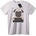 NOONEBRAND Тениска Лошо Мопсче Арестант - XL, White