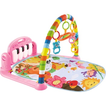 Pepita Игрална подложка с гимнастически комплекс - розово (SIT-1a)