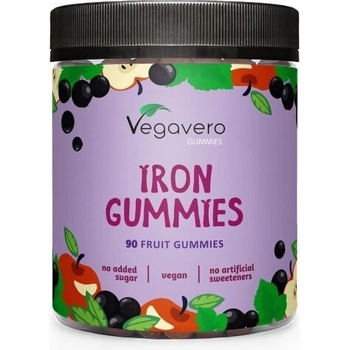 Vegavero Желязо (лактат) 90 желирани таблетки | Vegavero (VV-VITA-366)