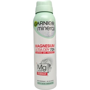 Garnier дезодорант дамски, Magnesium ultra dry, 72 часа, 150мл