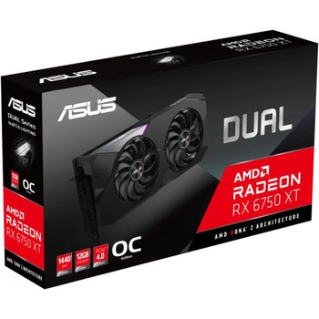 ASUS Radeon RX 6750 XT DUAL 12GB GDDR6 192bit (DUAL-RX6750XT-O12G)