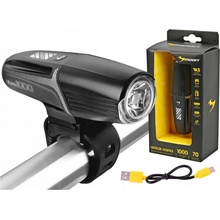 MOON Meteor VORTEX 1000 lm přední černé