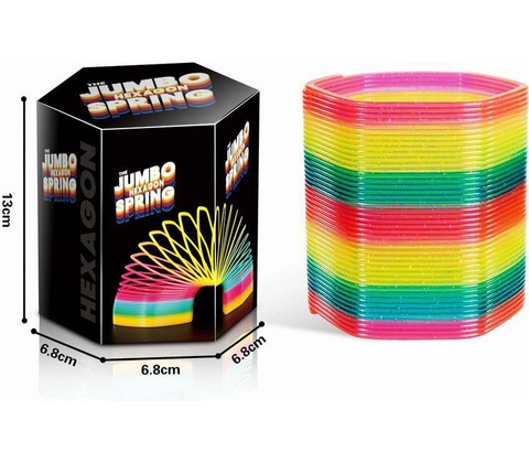 Barevná jumbo spirála se třpytkami