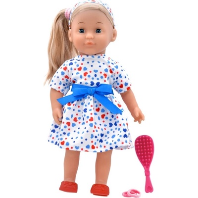 Dolls World Módna Charlotte 36 cm Biela trikolóra